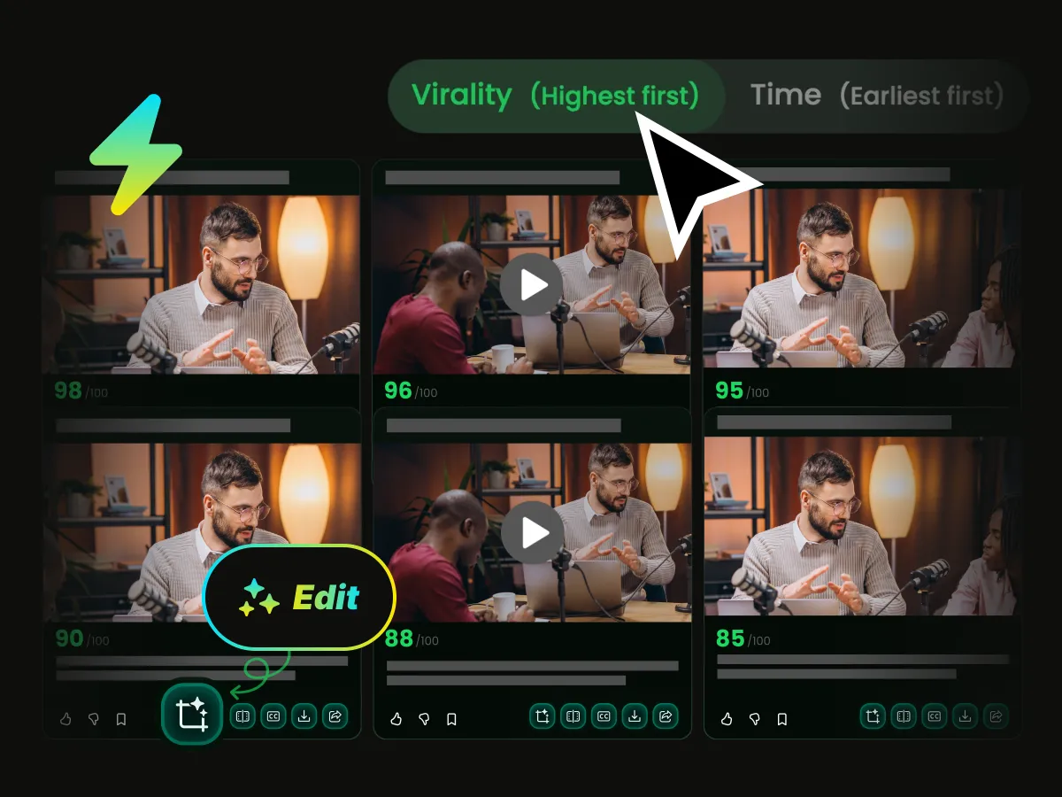 How to Make Viral Clips with WayinVideo AI Video Editor? step-2